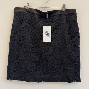 Black Lace Skirt